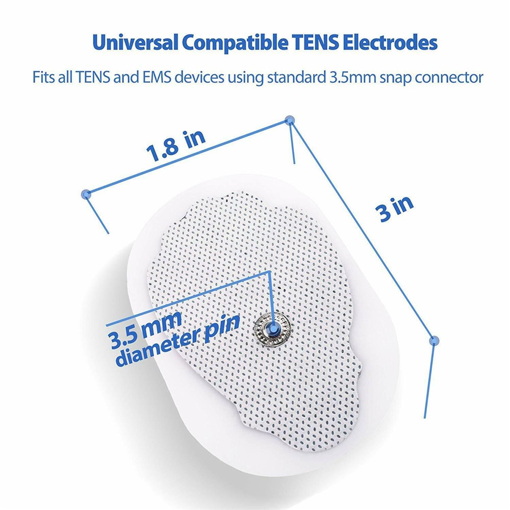 20PCS Replacement Pads for Massagers Tens Units electrode Pads White Cloth