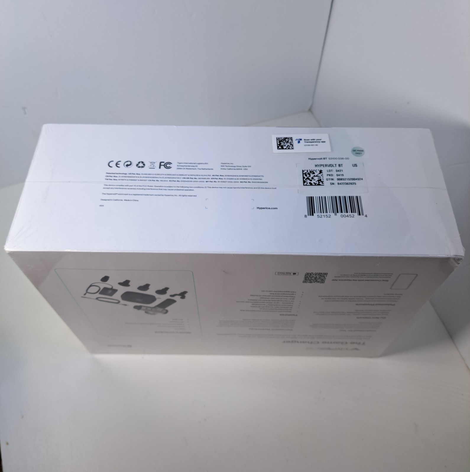 New and Sealed Hyperice Hypervolt Bluetooth Percussion Massage Device