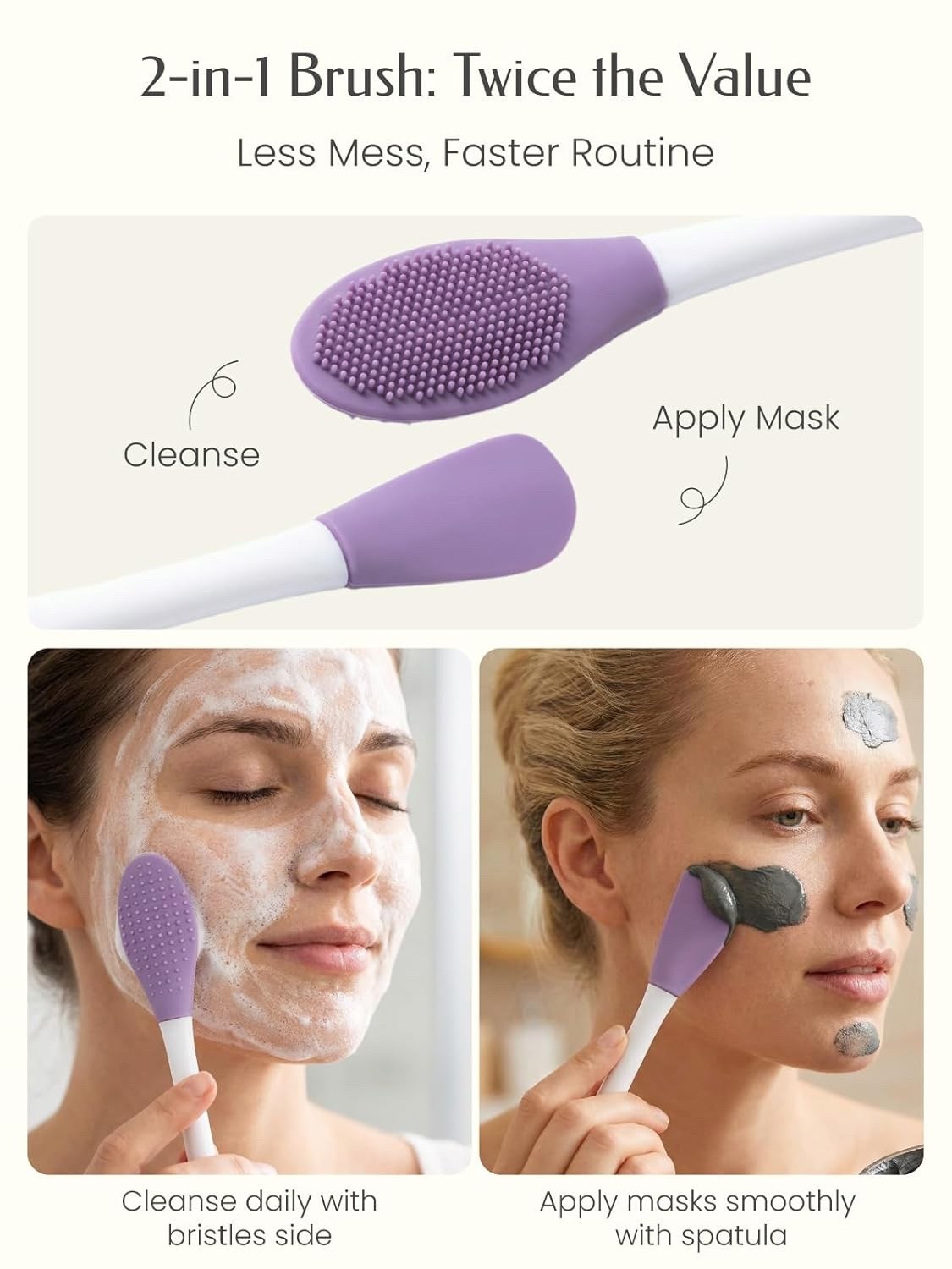 5PCS Face Roller & Gua Sha Facial Tools, Face Massage for Wrinkle Reduction & Pu