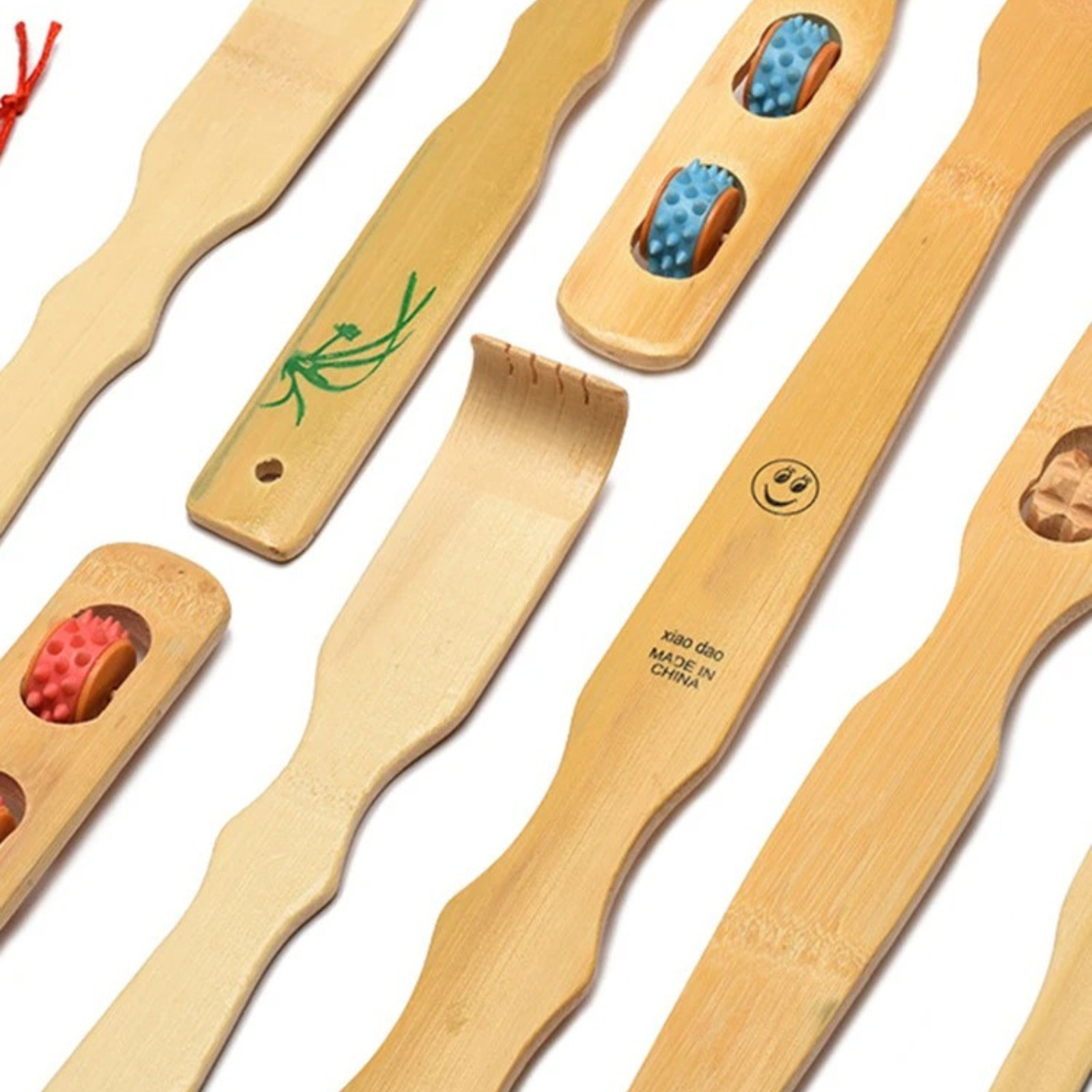3Pack Natural Bamboo Back Scratcher Long Reach Pick Itch Relief Tool Portable US