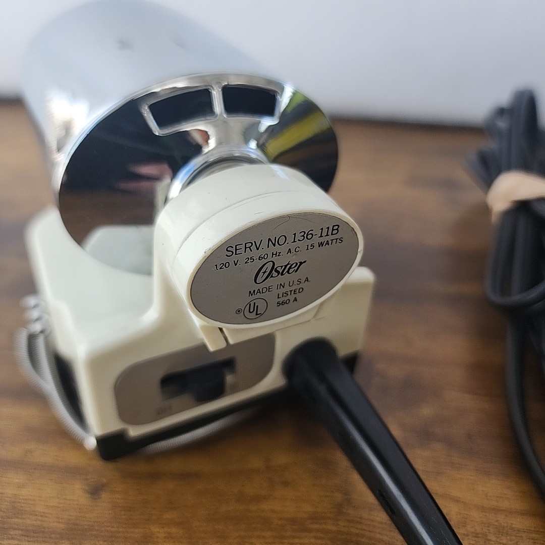 Vintage Oster Scientific Massager Handheld 136-11B Made In USA Tested