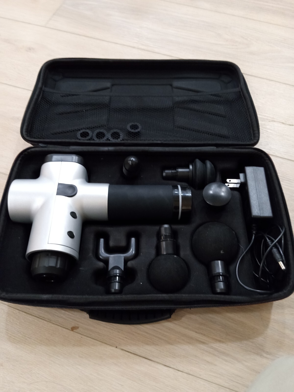 Unbranded Percussion Massage Gun w/ Attachments and Case – DEEP TISSUE MASSAGE