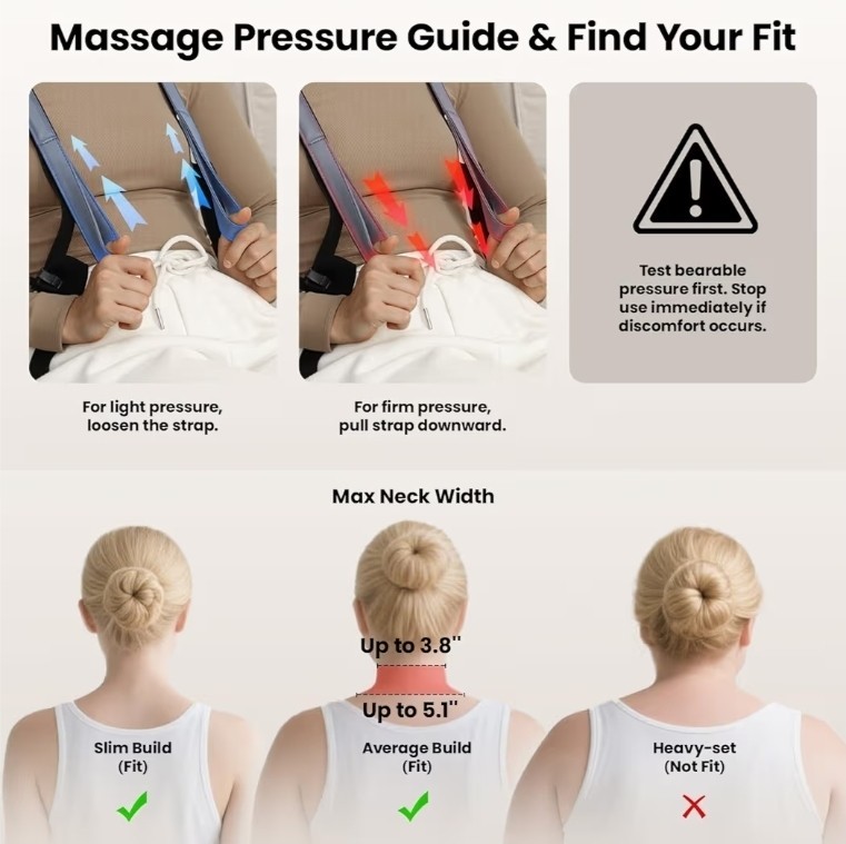 Deep Tissue with 4D Kneading Cordless Shiatsu Neck & Shoulder Massager
