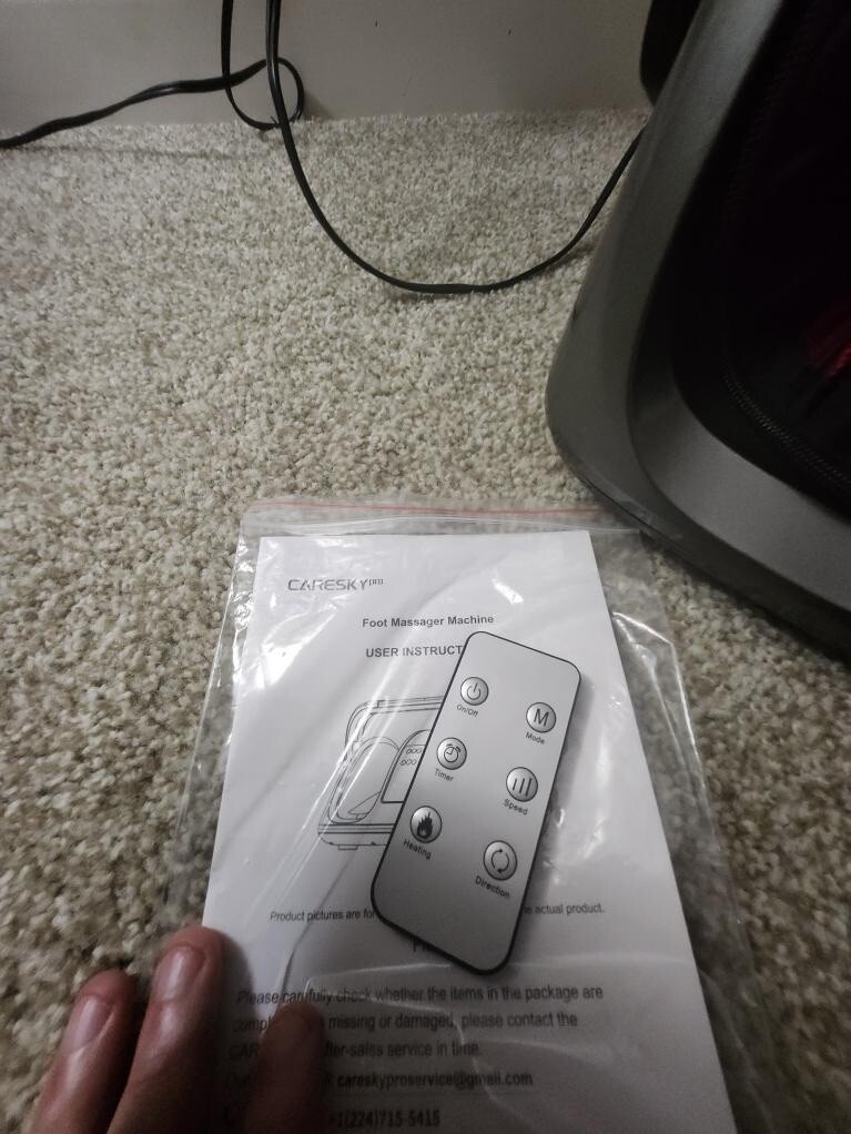 Clear Sky foot massager machine with heat