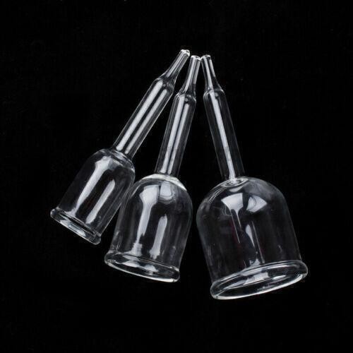 3PCS Vaccum Cupping Glass Cup Replacement For Vacuum Therapy Breast Equipment