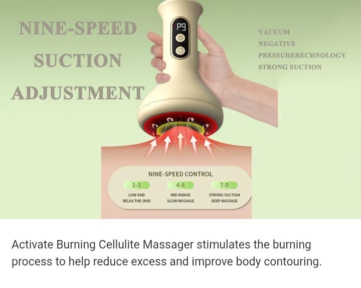 💆 Cupping Massager Electric Scraping Heat Vacuum Anti Cellulite & Fascia Tool