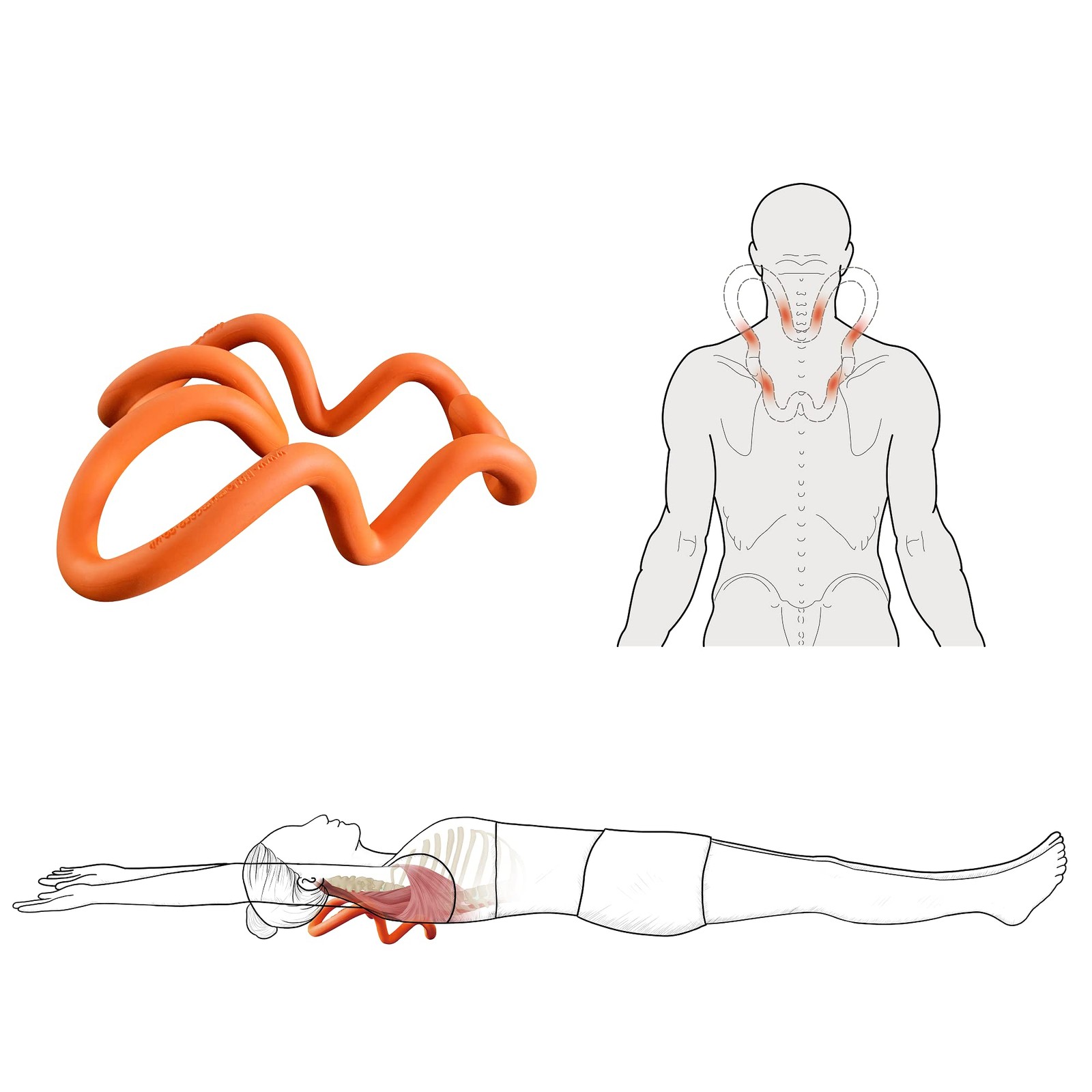 Littlemum Deep Trigger Point Myofascial Release Tool Back Shoulder Hip Flexor
