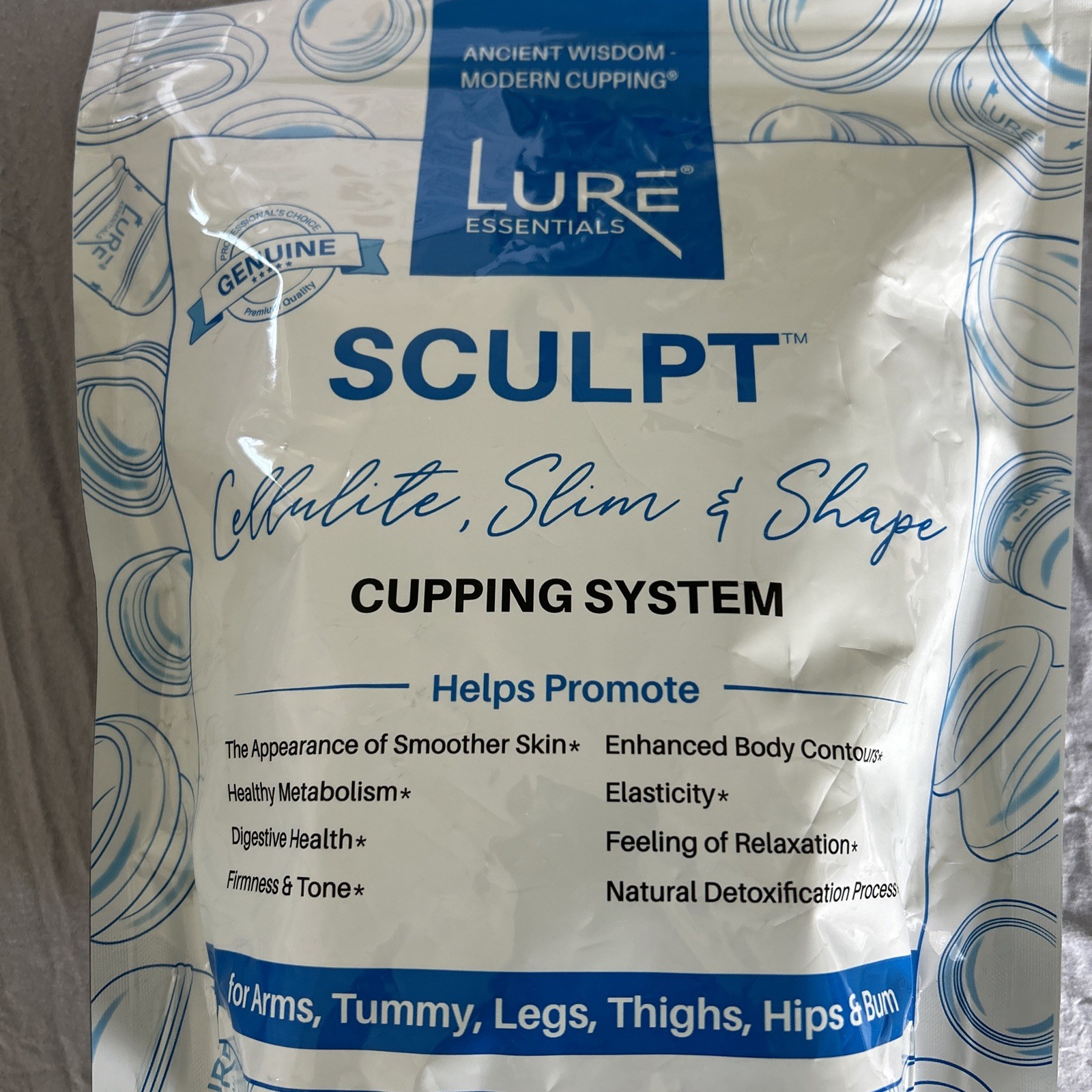 Lure Essentials Silicone Sculpt Cupping System Cellulite, Slim & Shape