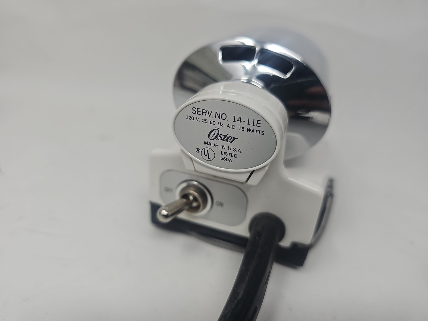 Oster Stim-U-Lax Therapeutic Massager 14-11 Chrome, Box, Works Great