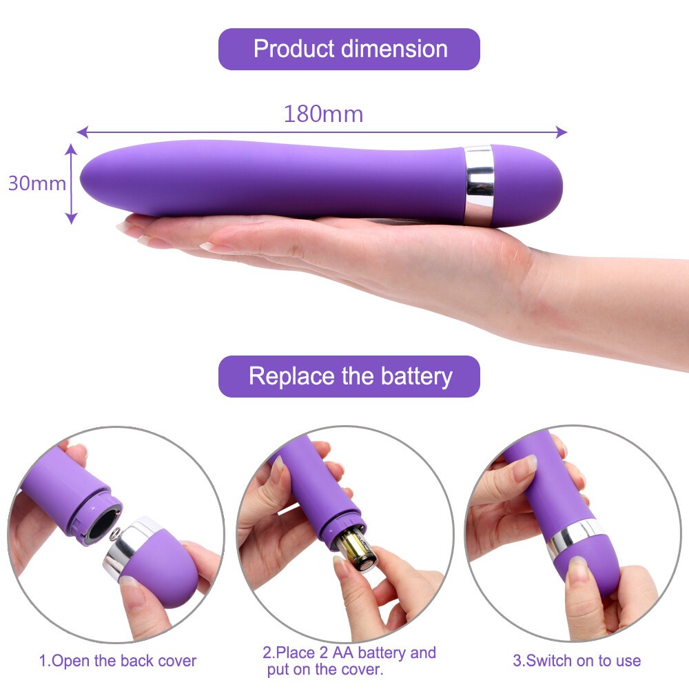 Multi-Speed Bullet Mini Vibrator Wand Neck Full Body Personal Massage For Women