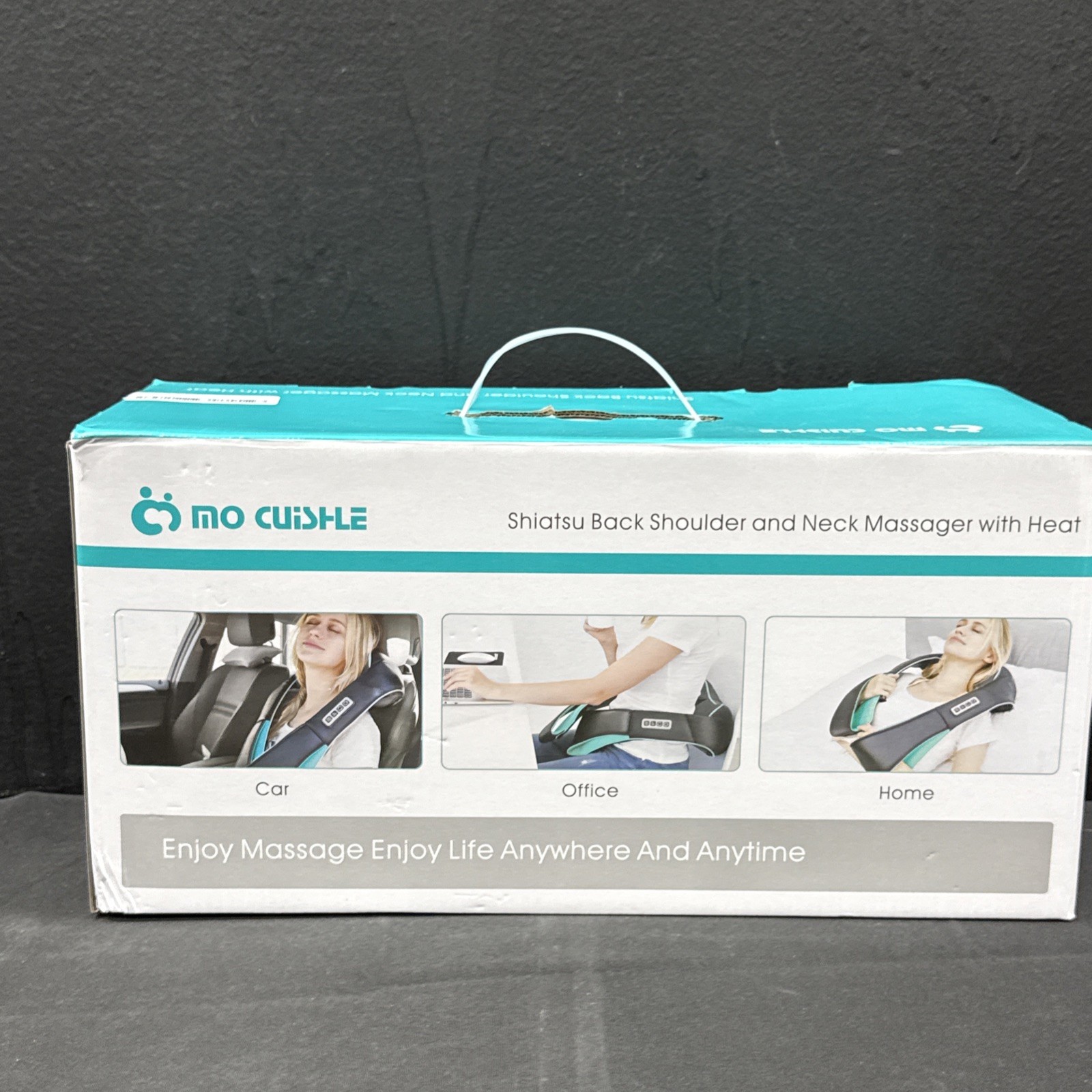 Deep Tissue Massager 8 Kneading Nodes Infrared Heating Adjustable Speed Relax US