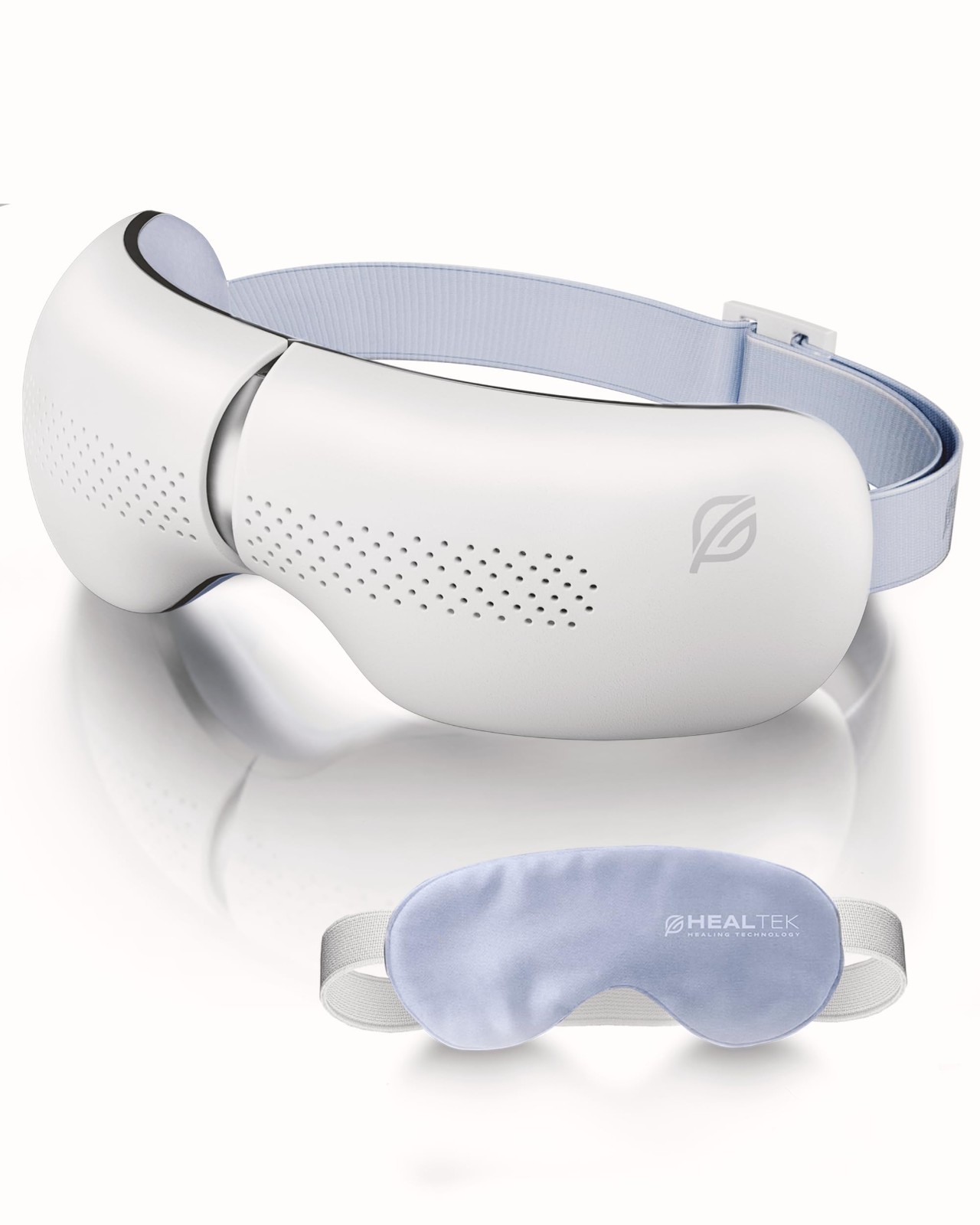 HealTek LuminEYE Massager w Compression, Heat & Bluetooth Music Migraine Relief