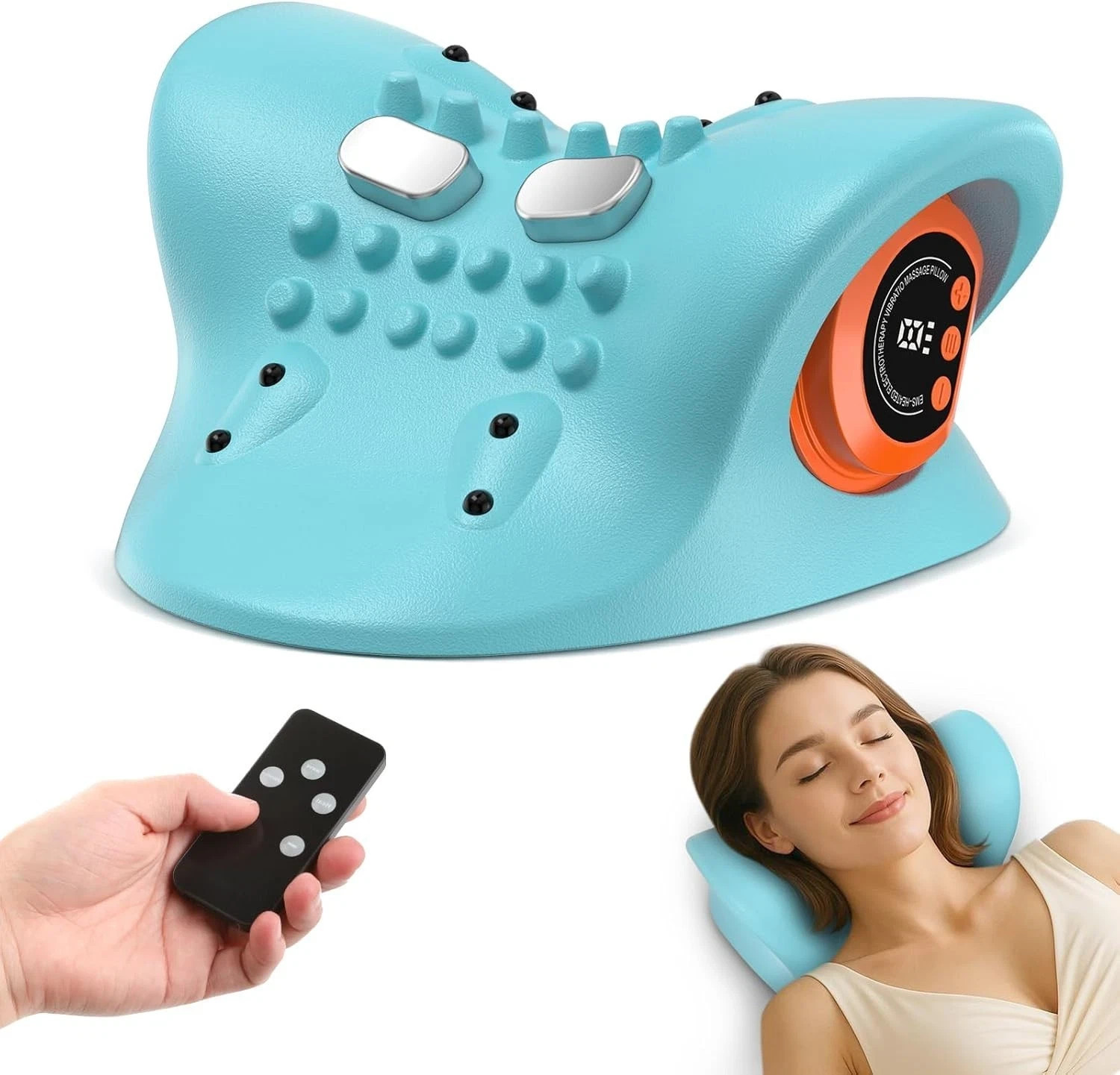 Neck Massager 2026 New Upgrade 3 in 1 Portable Massager with Heat &Comfortabl…