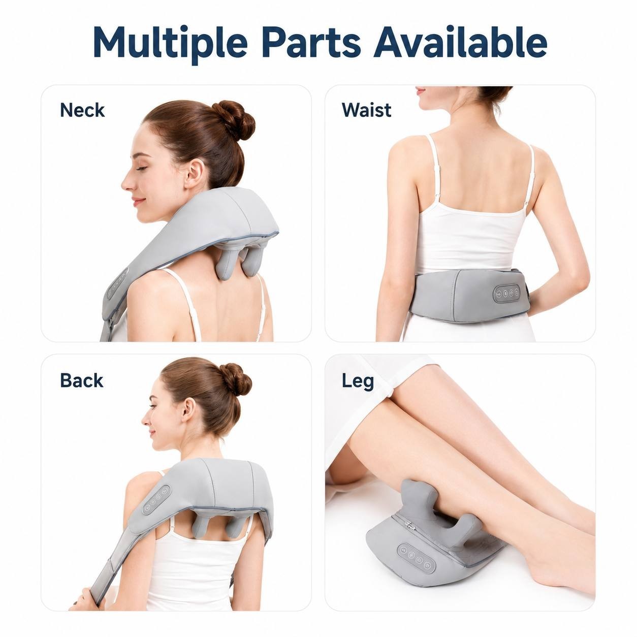 Cordless Neck & Shoulder Massager with Heat – Deep Tissue Relaxation
