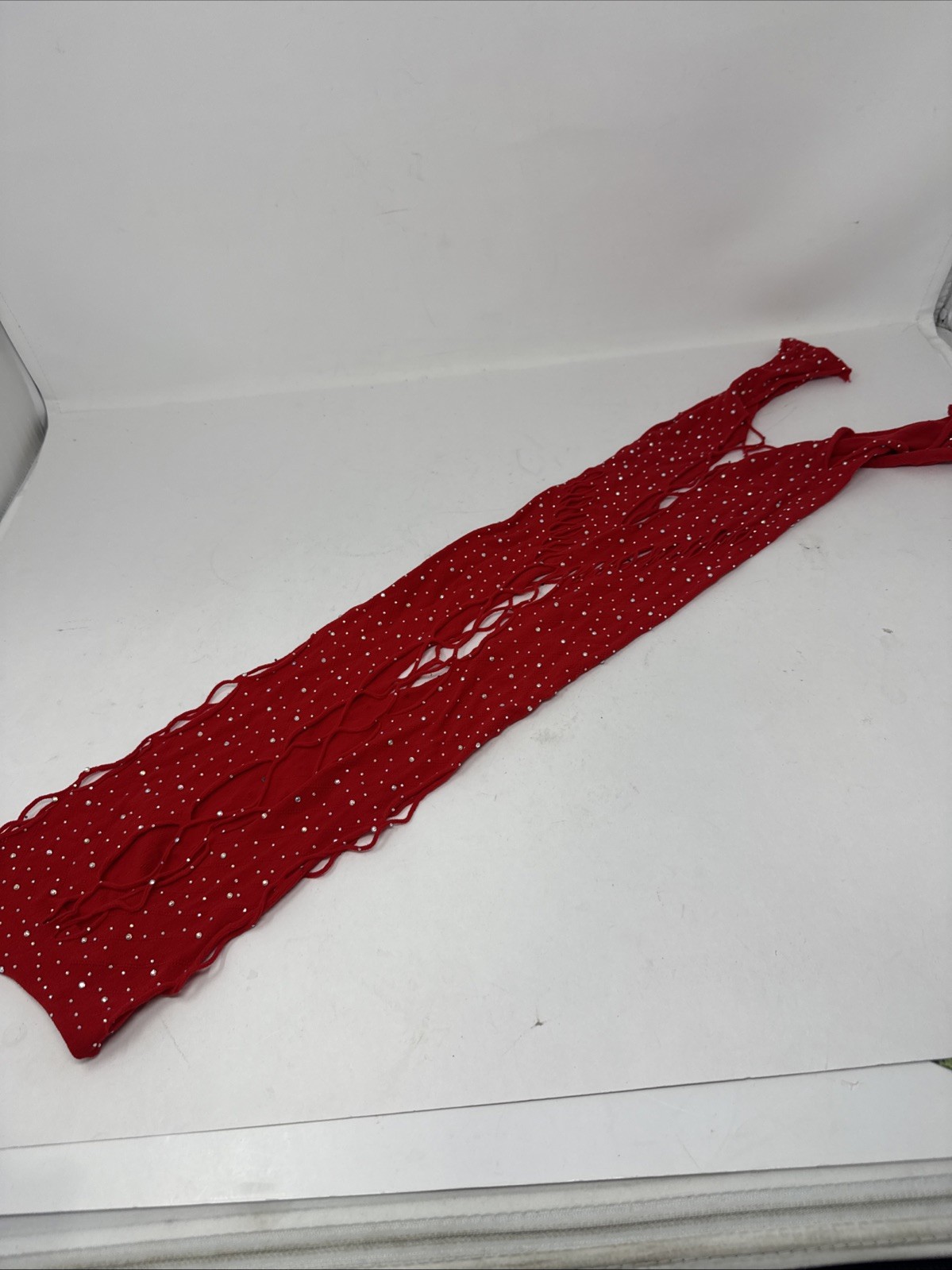 Bundle Red Rhinestone Dress + Personal Massager Sets New Adult Gift Lot