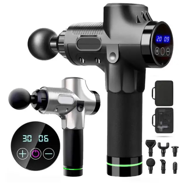 2025 Professional Cordless Massage Gun – Black – HOT SALE