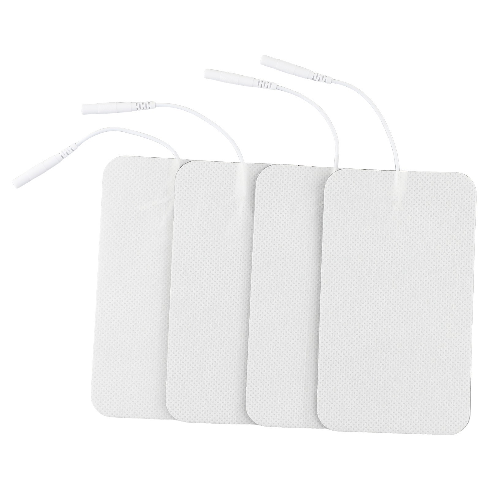 4 Extra Large Electrode Replacement Patches for Tens Units Size 7×12 cm