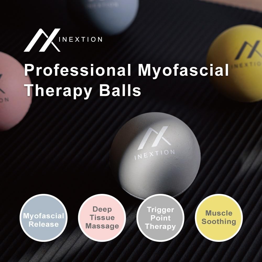 – Therapy Massage Balls (2-Pack), High-Density Fascia Balls for Targeted Musc…