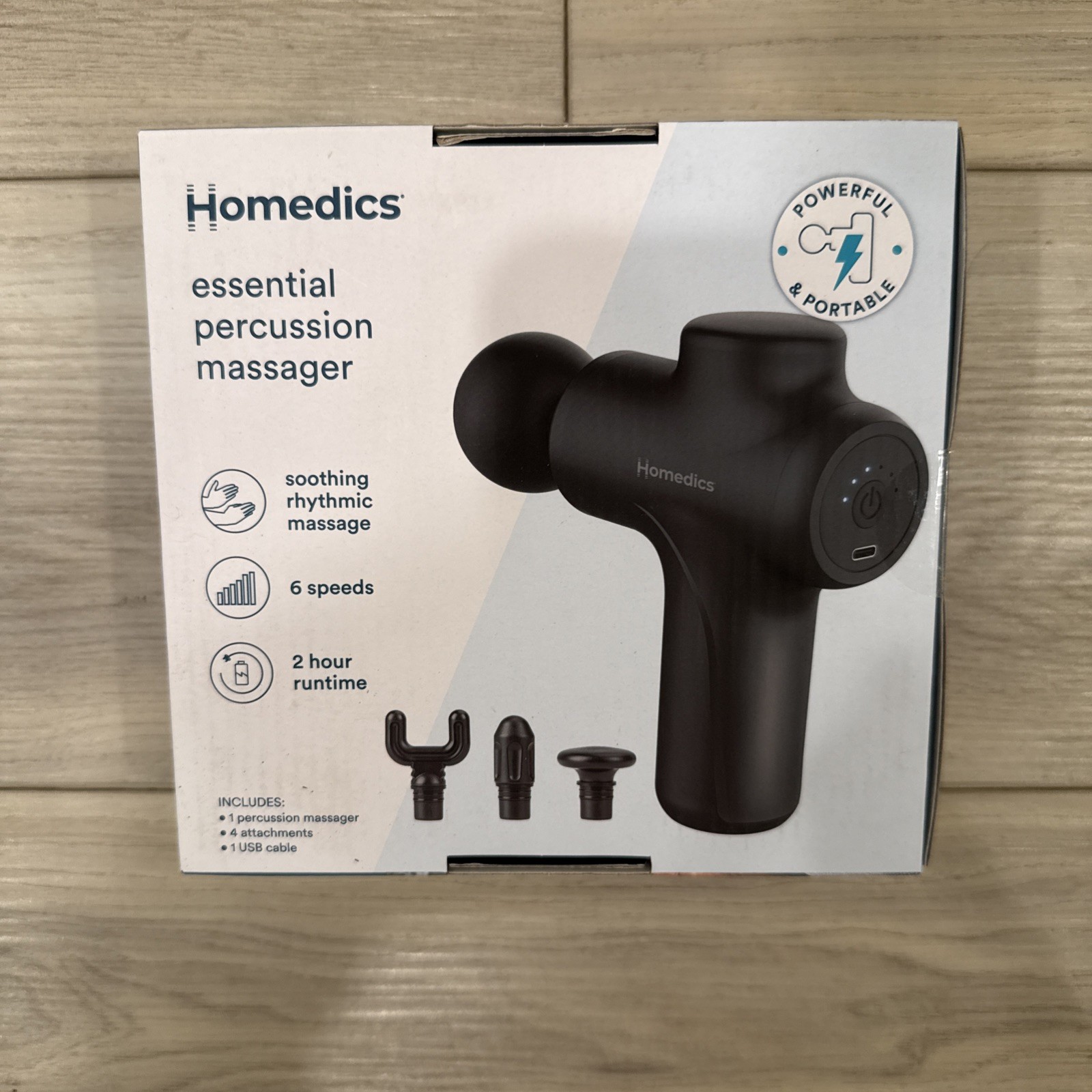 Homedics Essential Handheld Percussion Massager