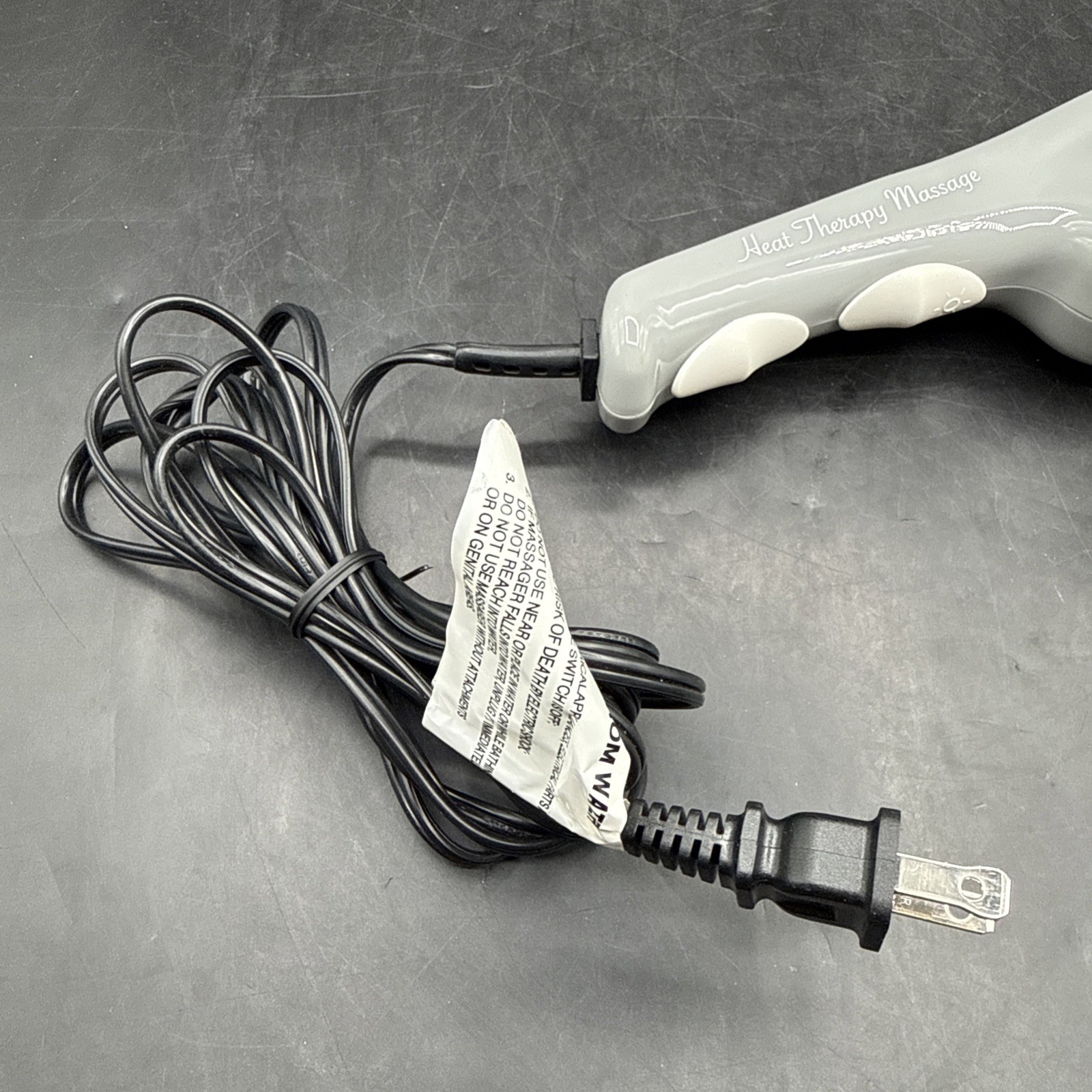 Wahl 8 Heat Therapy Hand Massager Vibrator Model 4196-I Tested No Attachments