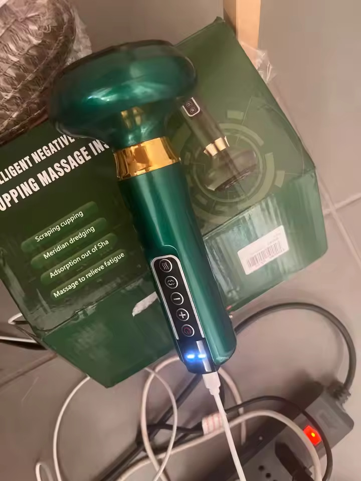 Smart Heating Vacuum Cupping Massager Meridian Gua Sha Cellulite Therapy