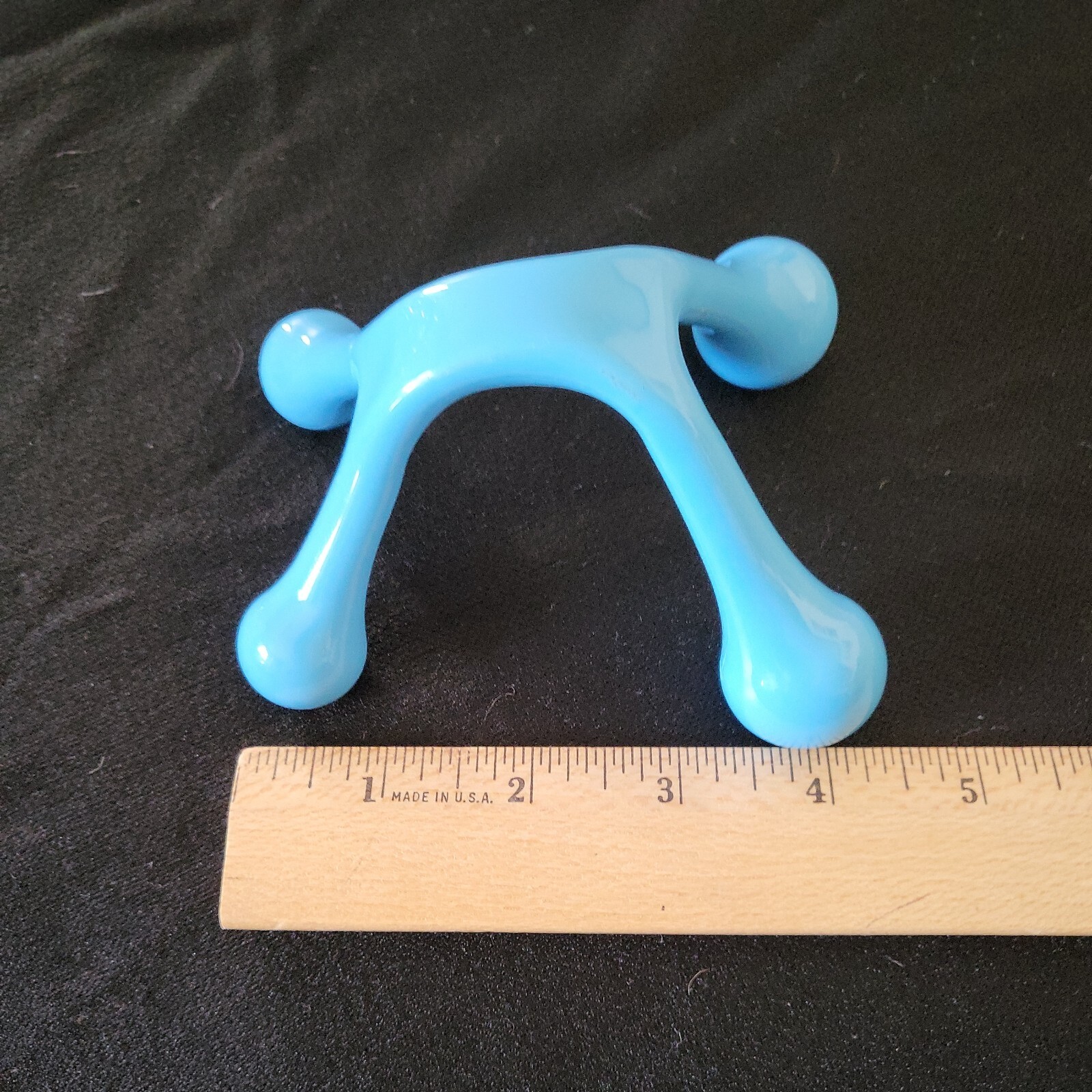 Four Point Handheld Massager Lightweight Blue Plastic Unbranded