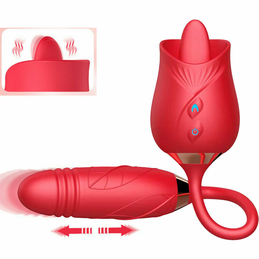 10 speed for Rose Female Anniversary Female Birthday Gift Massage Tongue Licking