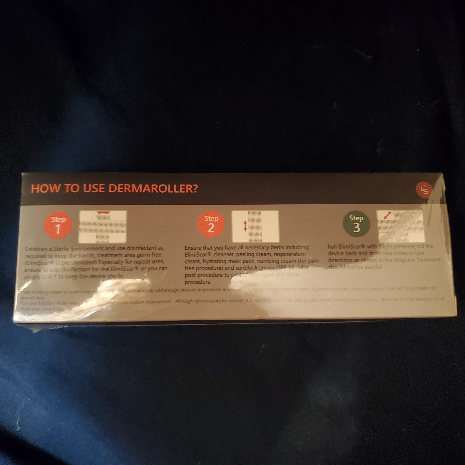 Dermaroller Needle Size 1.5 ElimiScar Facial Skincare Acne Skin Restoration