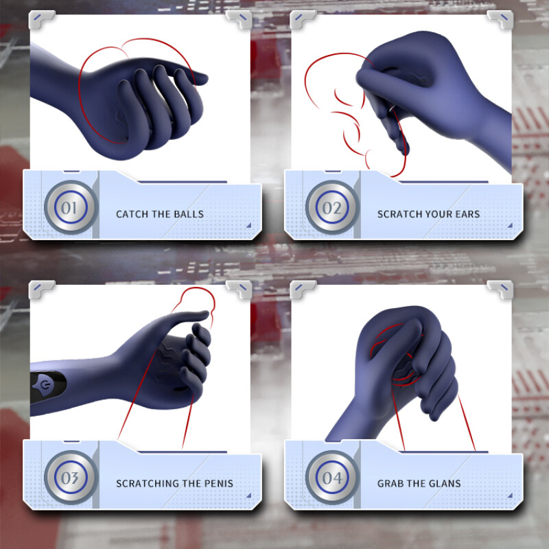 Multispeed Massager Breast Vibrating Testicles Massage for Couples Flirt