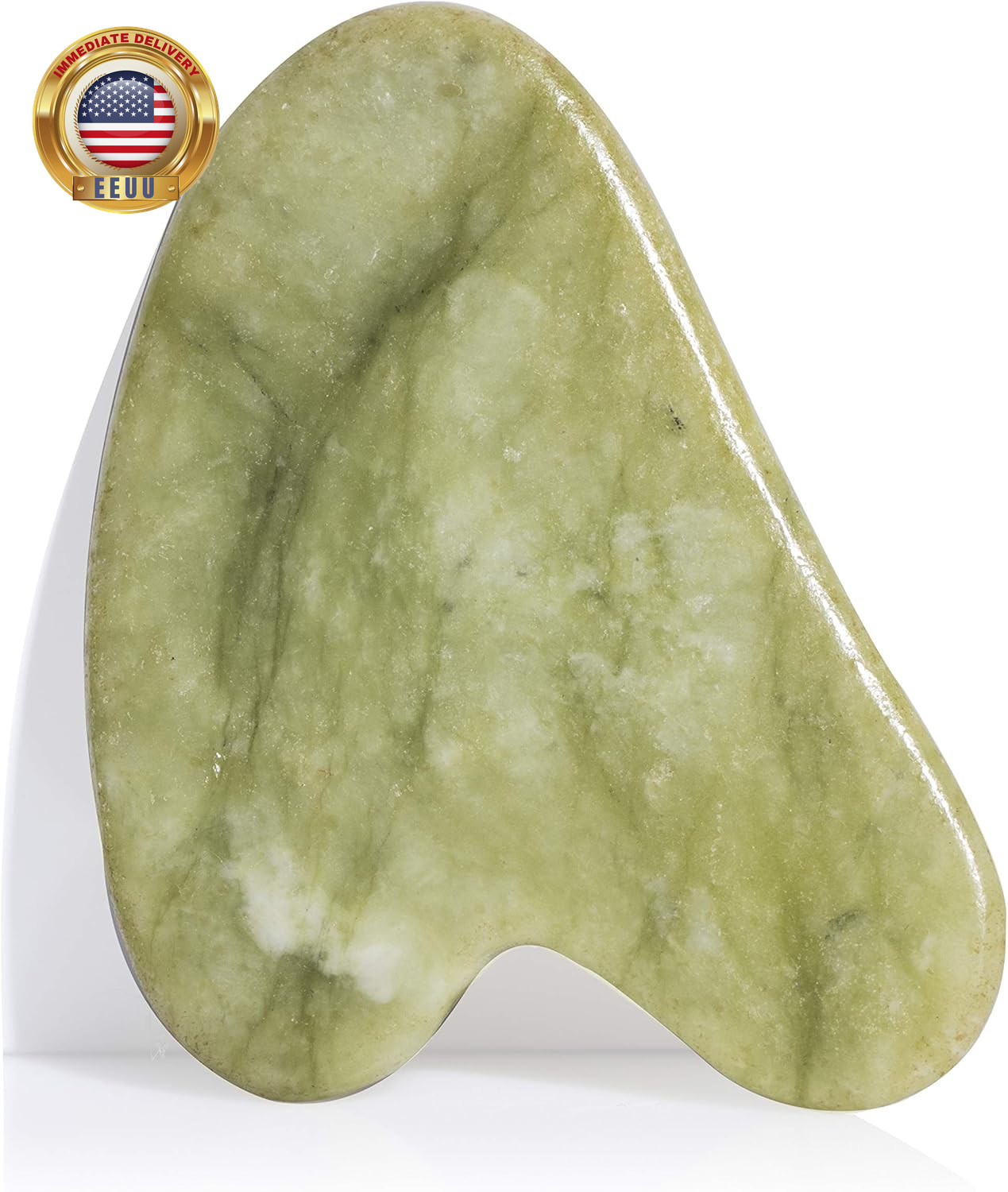 Guasha Scraping Massage Tool – Jade Gua Sha Board – Traditional Scraper Tool for
