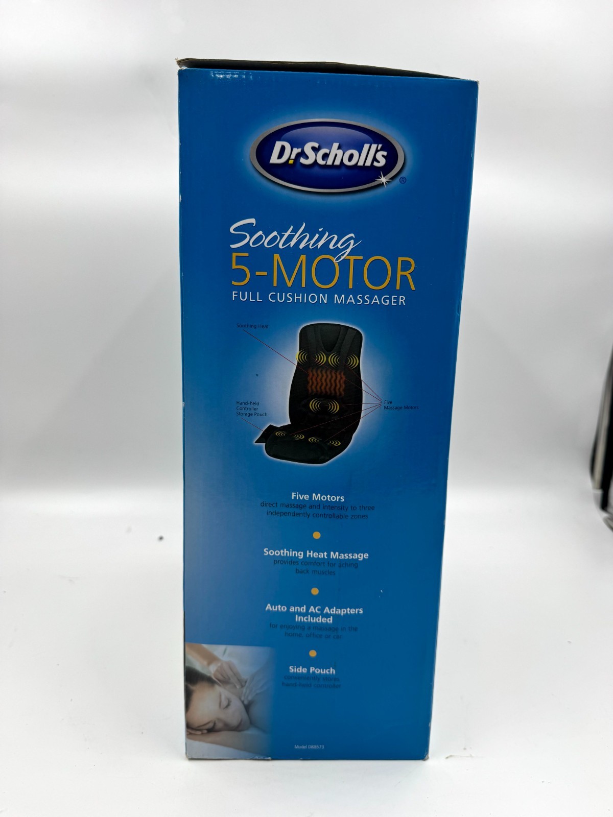 Dr. Scholl’s Soothing 5-Motor Full Cushion Massager Black with Soothing Heat