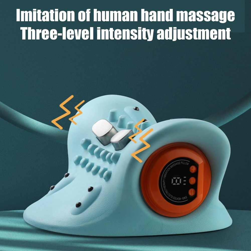 Therapist Neck Massager, Electric 4D with Heat, Ergonomic Angle for Deep6229