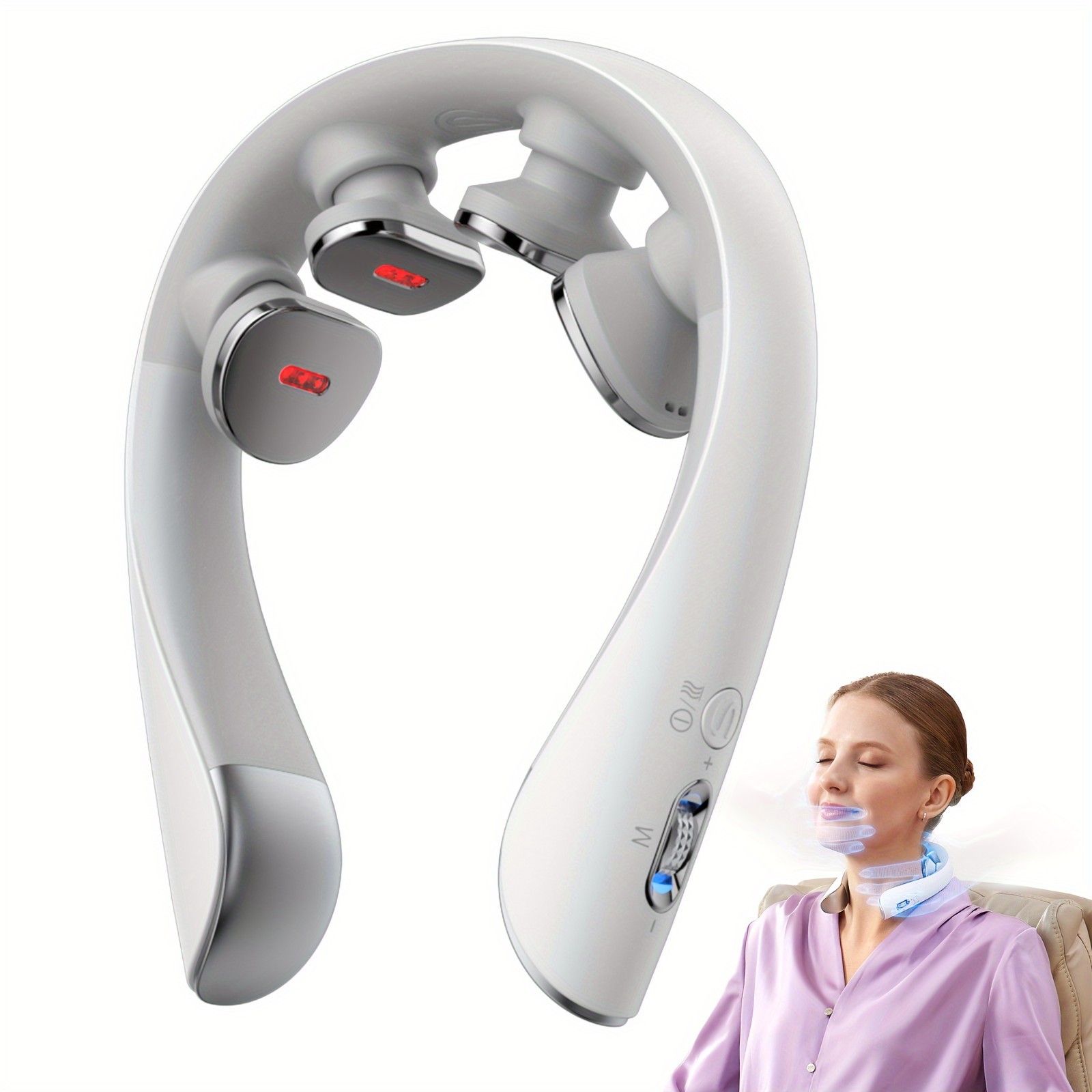 【SKG Official】K5-3 PRO Heated Neck Massager with Heat, Cordless Portable
