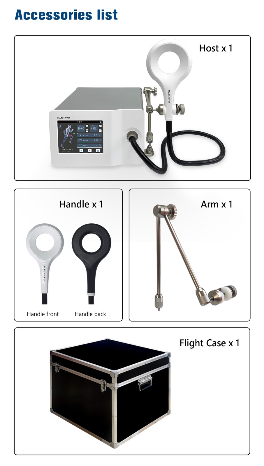 PEMF Physio Magnetic Therapy EMTT Machine for Bones Joints Muscle Pain Releax