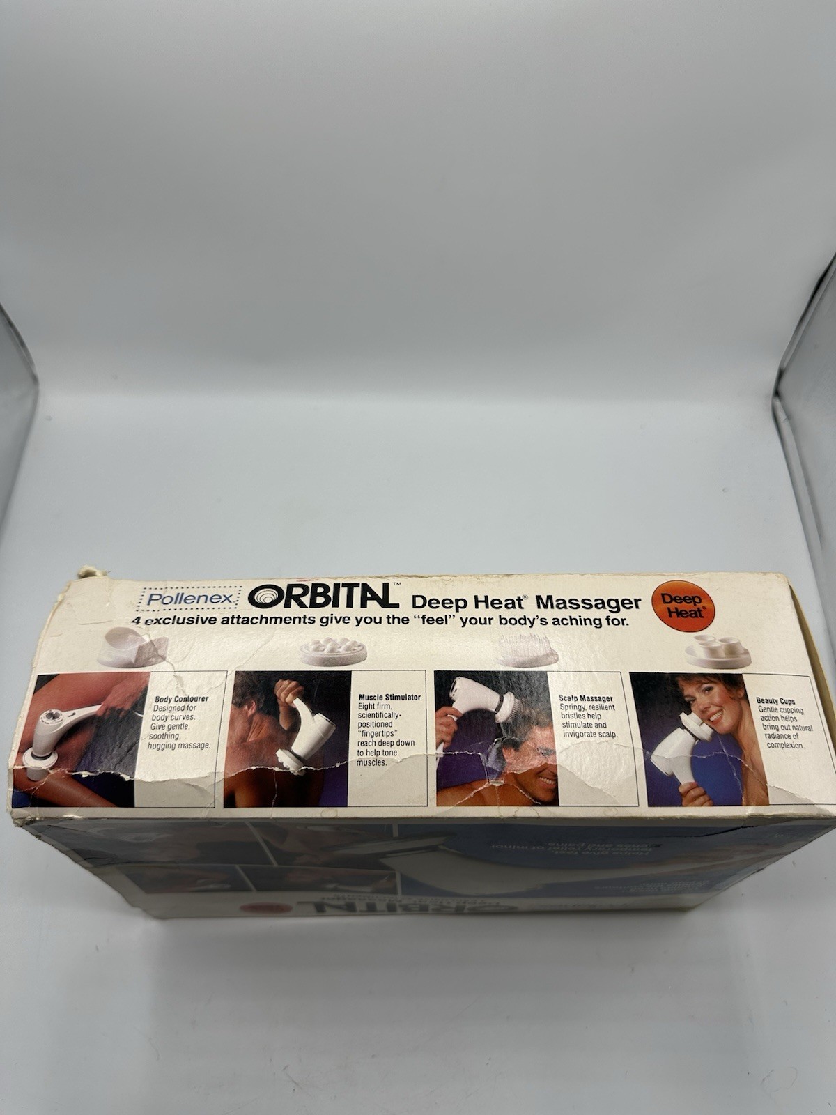 Pollenex 3D Orbital Deep Heat Massager w/ 4 Attachments Model OM-55A4 Excellent!