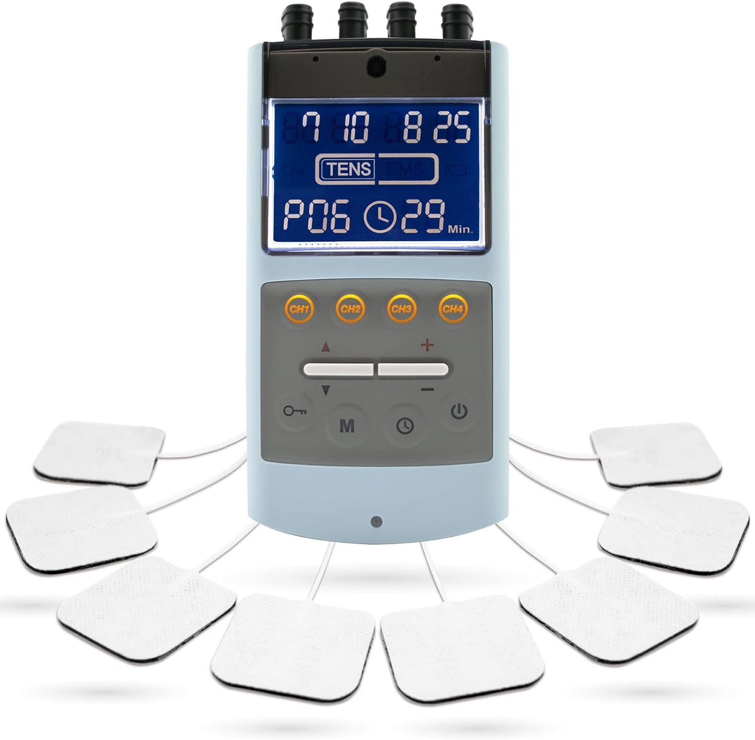 TENS EMS Muscle Stimulator, EV-906 for Pain Relief and Muscle Strengthening, Jap