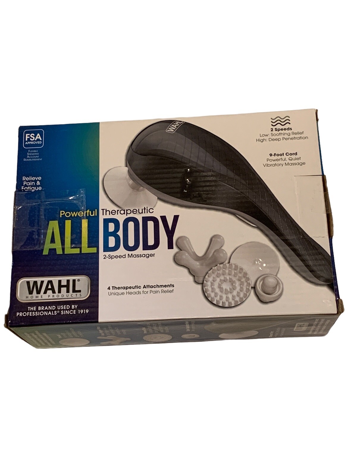 Wahl 4120-600 All Body Powerful 2 Speed Therapeutic Vibratory Massager