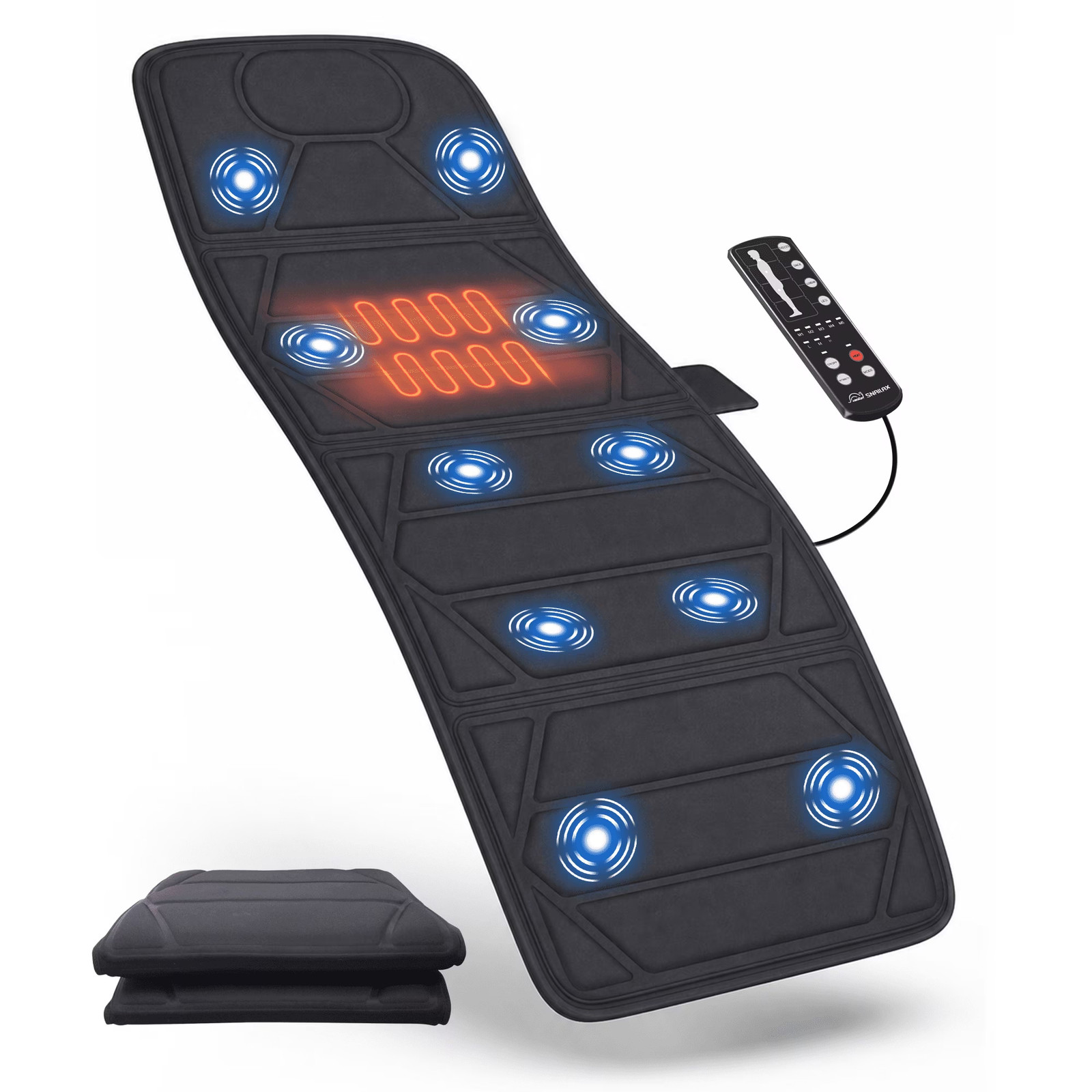 Full Body Massage Mat with Heat, Electric Massage Pad, Back Massager for Pain R
