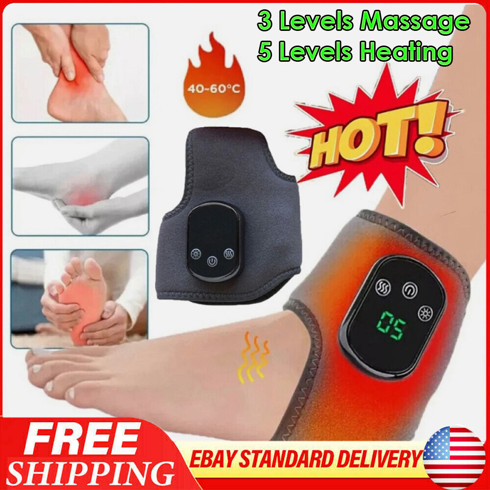 Foot Vibration Revive Massager 5-speed Infrared Hot Compress Therapy Pain Relief