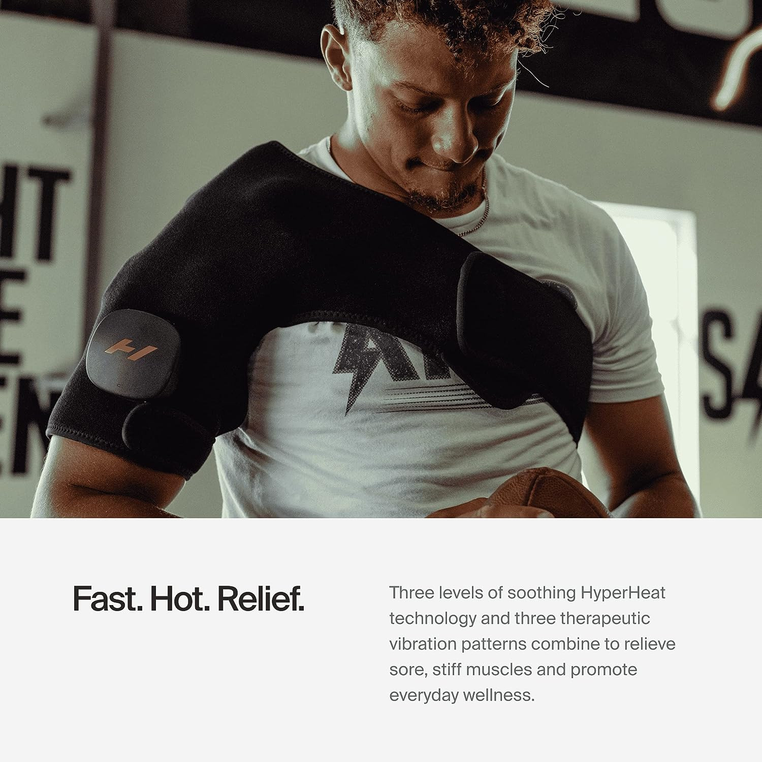 Venom 2 – Advanced Heat + Vibration Wrap (Left Shoulder)