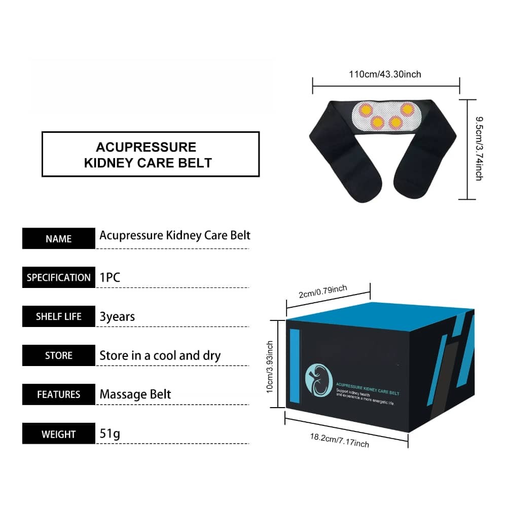 Lower Back Care Massager Belt With Heat Soreness Relieve Wrap Pain Relief Waist