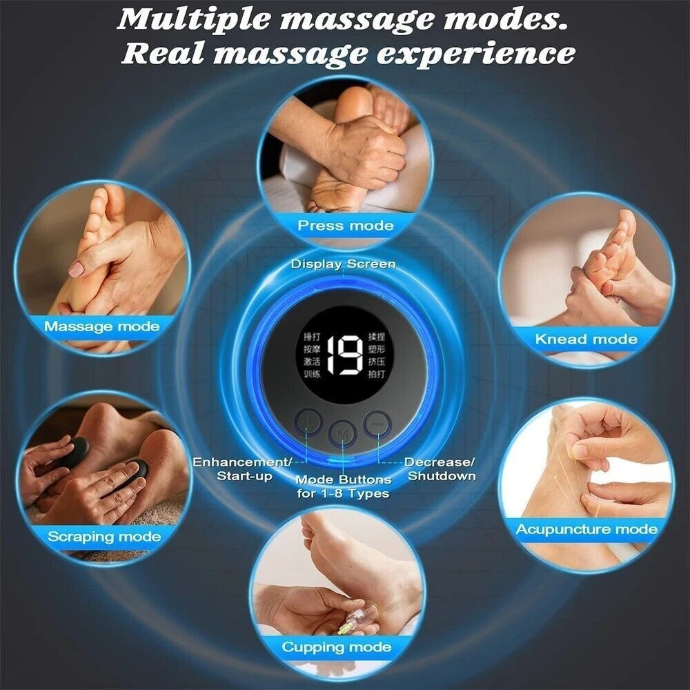 2026 EMS Foot Massager Neuropathy Feet for Circulation and Pain Relief US STOCK