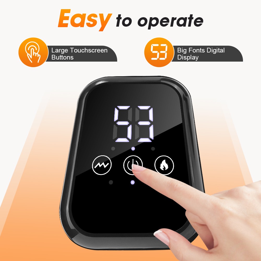 Electric Heated Knee Massager 3 Heating 3 Vibration Levels for Joint Pain Relief