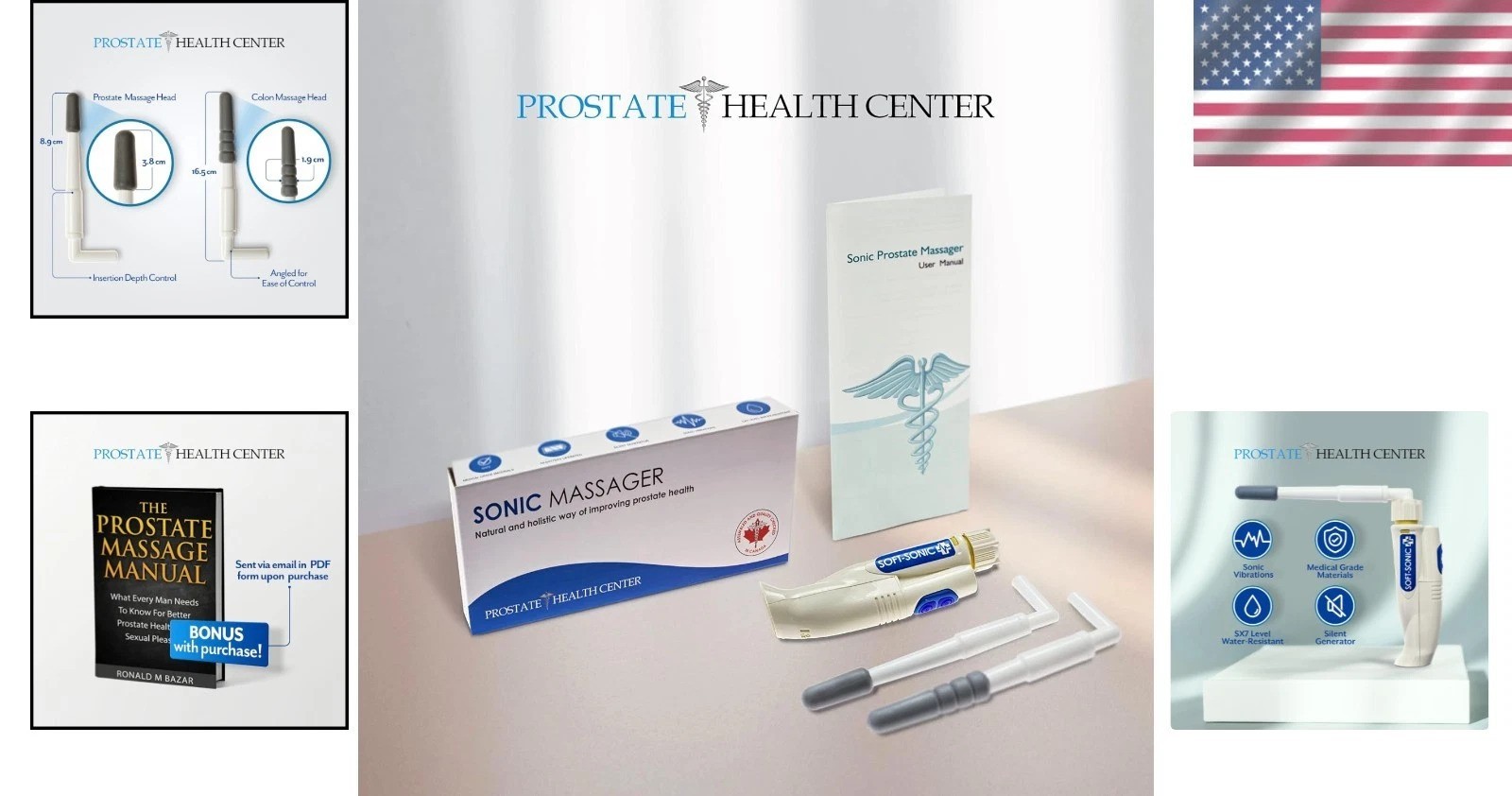 Prostate Wellness Device | Sonic Massager by Dr. Bazar//