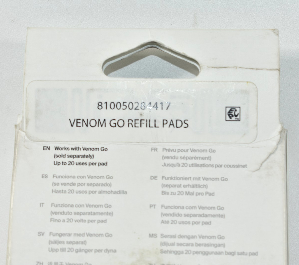 Hyperice Venom Go Pad Refill Pack 2 Pieces Open Box READ
