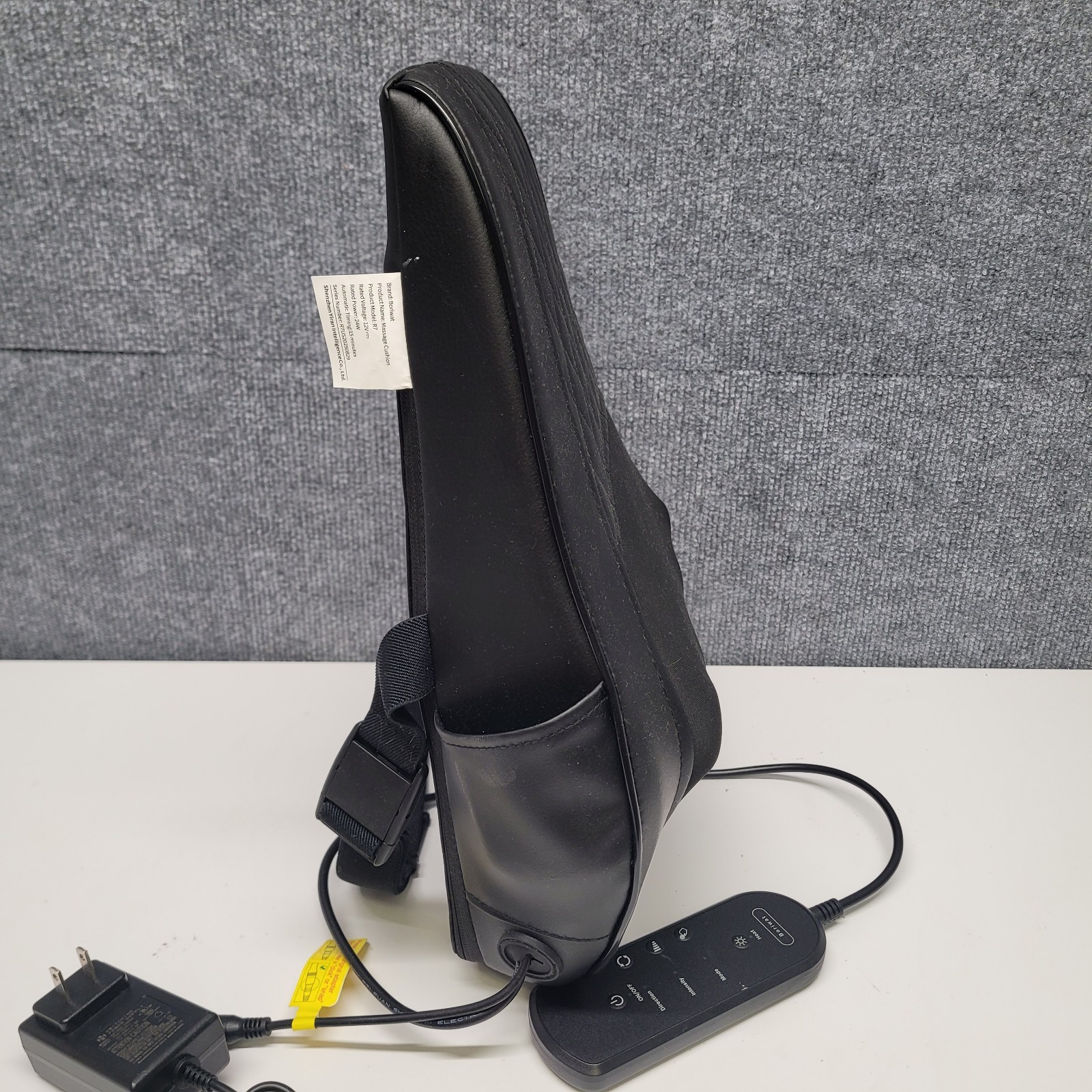 Boriwat Back Massager Neck Massager with Heat Shiatsu Massage Pillow Backrest