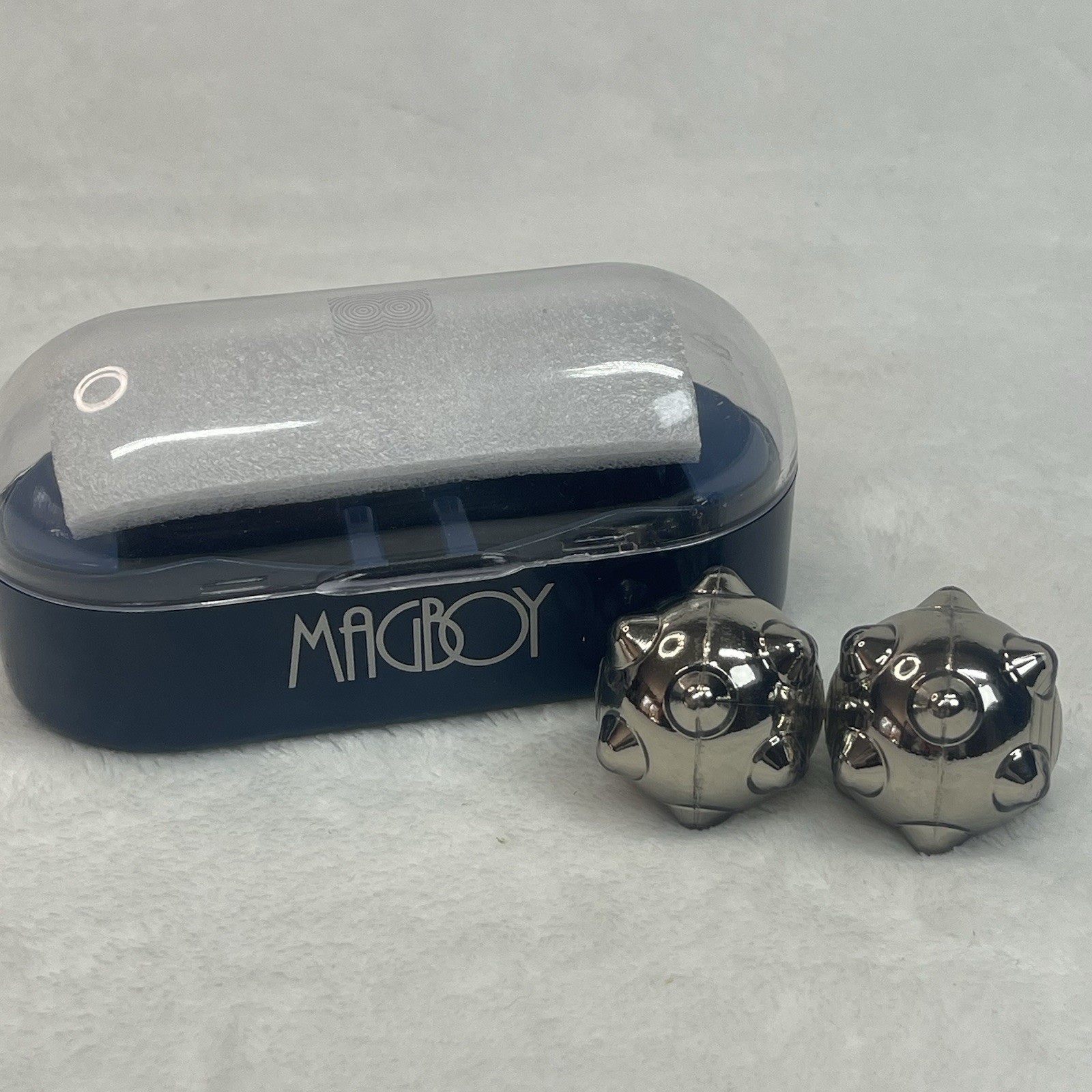 Authentic MAGBOY Magnetic Massage Stress Relief Therapy Balls Japan w/ Case