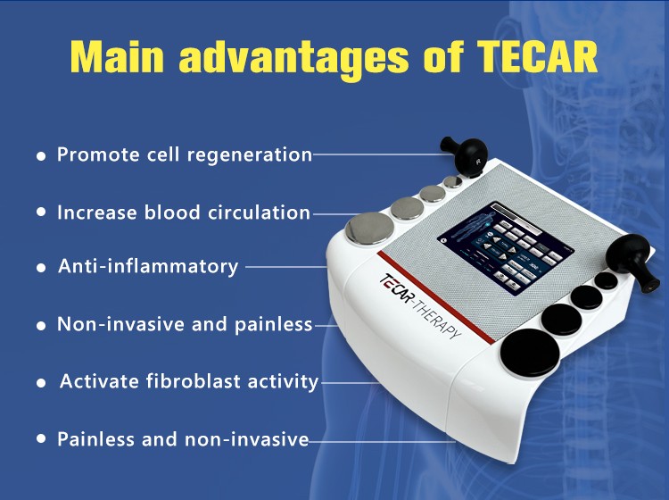 Professional Tecar Therapy Machine CET RET Rehabilitation Pain Relief Face Lift