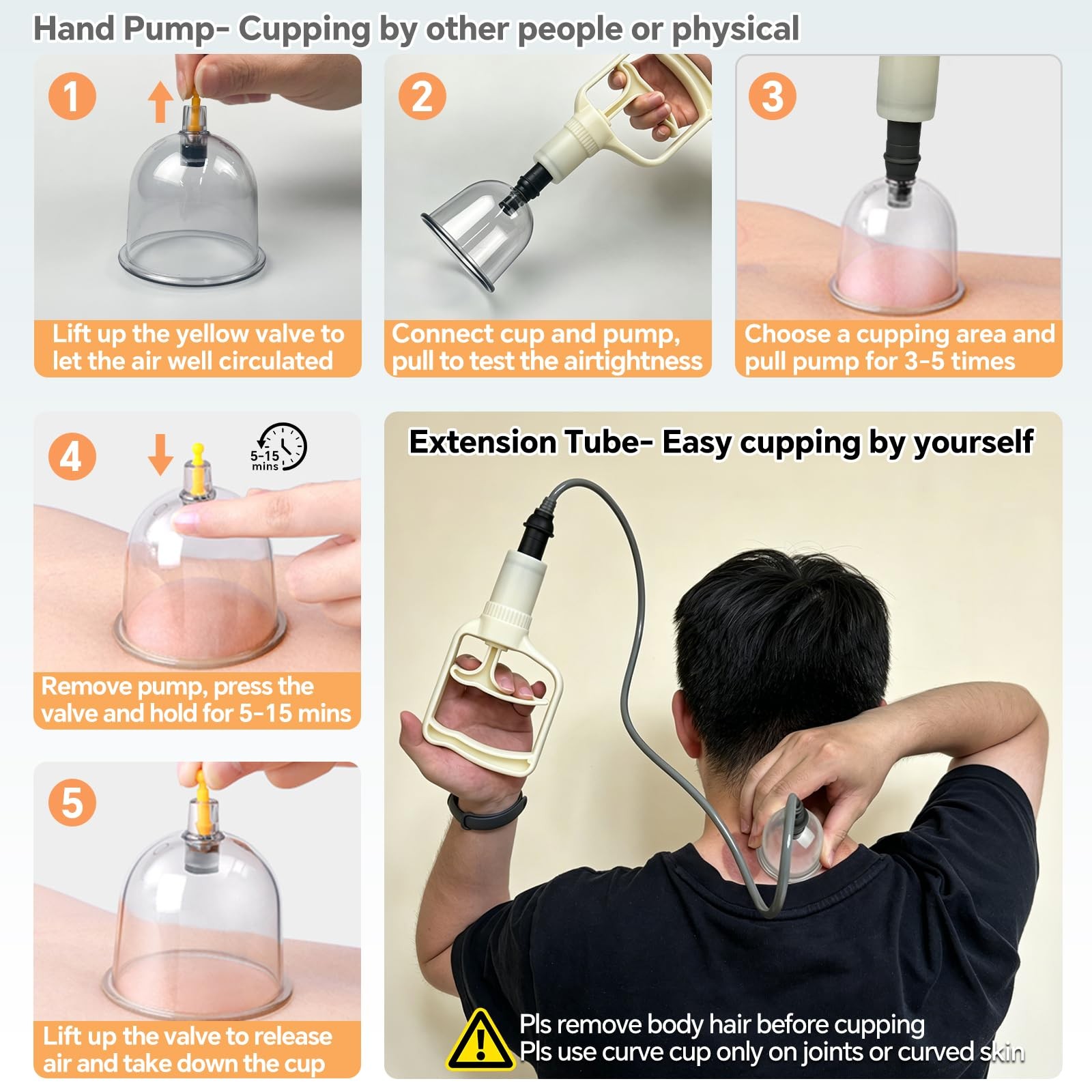 Cupping Kit for Massage Therapy Set with Pump 12 Massage Cups for Cellulite R…