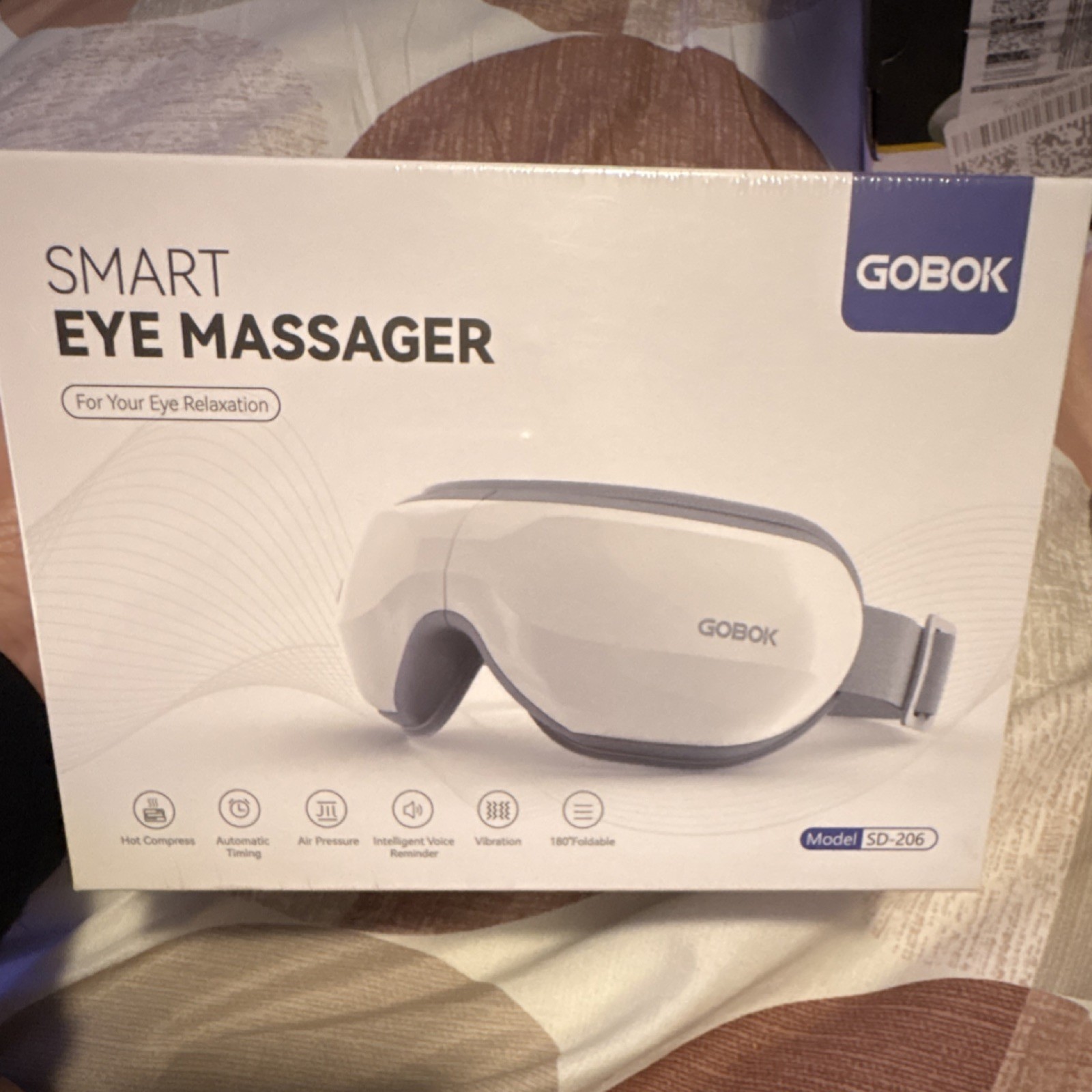 GOBOK Smart Eye Massager SD-206 Rechargeable Hot Compress Air Pressure